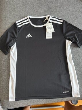 adidas Black & White kids AEROREADY Short Sleeve top